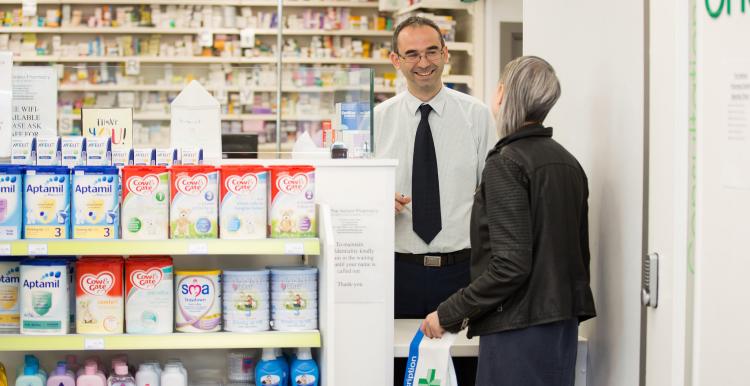 Photo of a pharmacy