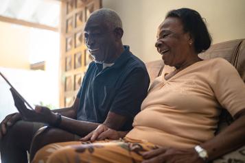 Older black couple online