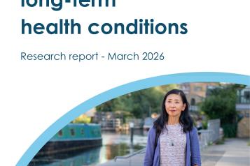Access to exercise for people with long-term health conditions report cover