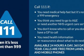 NHS 111 information