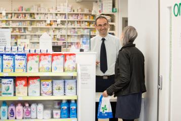 Photo of a pharmacy