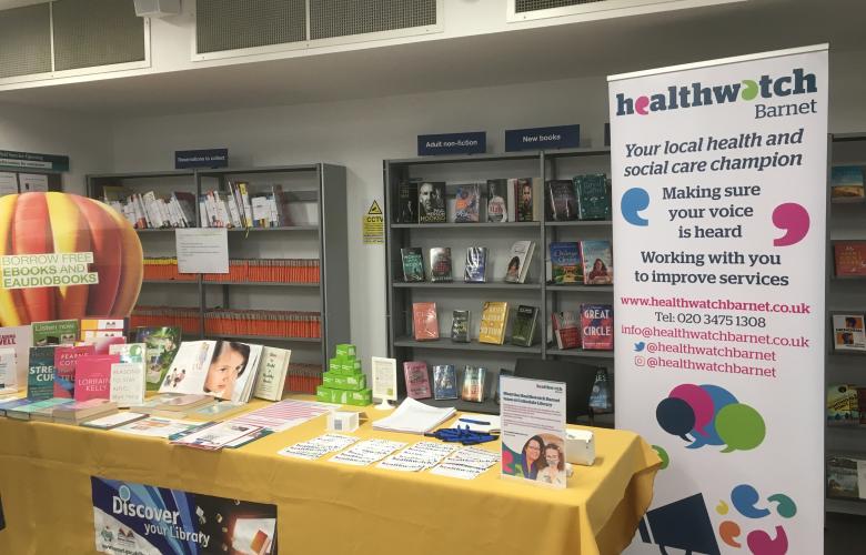 Display in Colindale Library